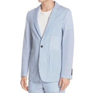 SERPENTINE SEERSUCKER BURBERRY SPORT COAT.